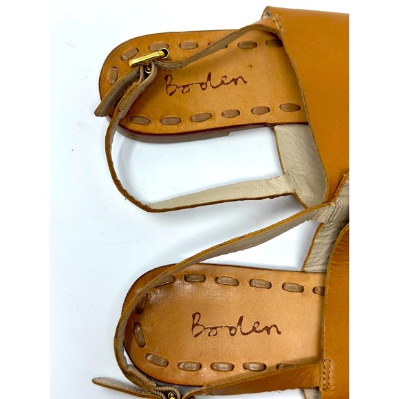 Boden Serrana Light Brown Leather Sandals Size 38 - Picture 6 of 7